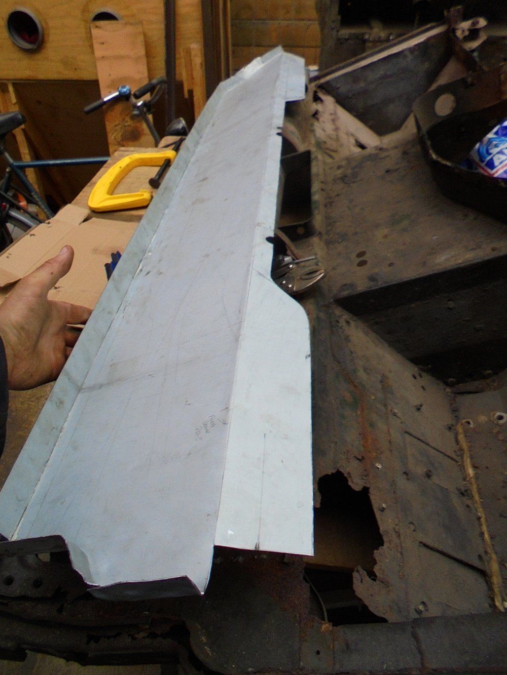 1965 series 2a station wagon bulkhead making middle bit18.JPG