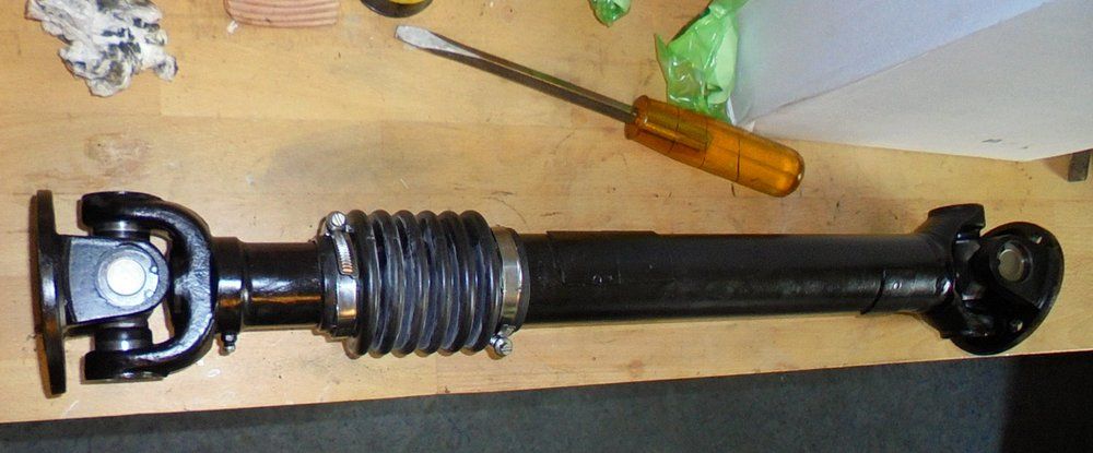 1965 series 2a station wagon finishing off front propshaft done.JPG
