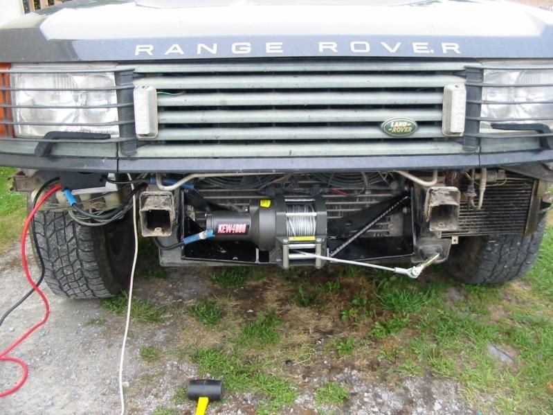 Range rover p38 2024 winch bumper