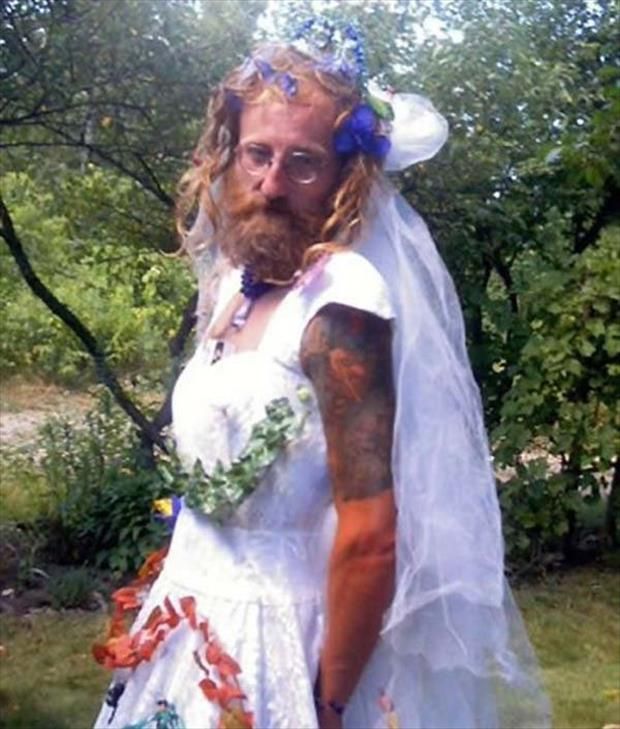 Wedding dress for old man sale