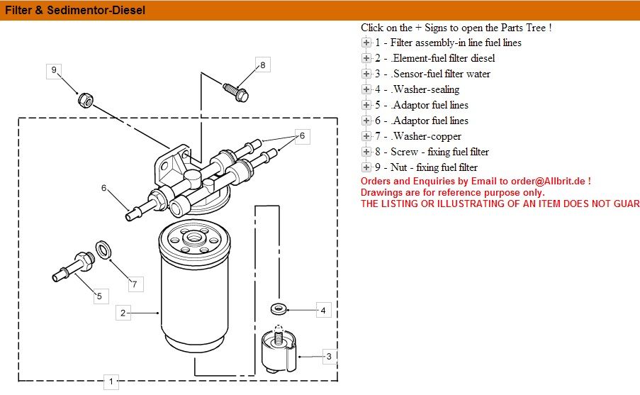 discovery 2 fuel filter housing