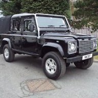 Matt black LE defender