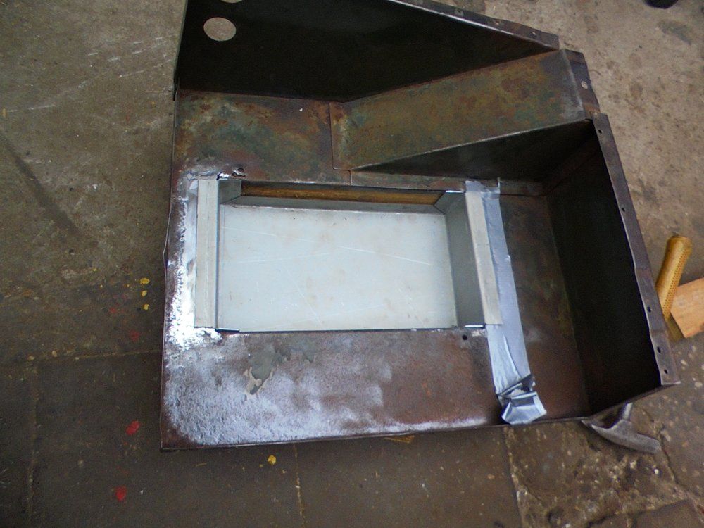 1965 series 2a station wagon battery tray progress1.JPG