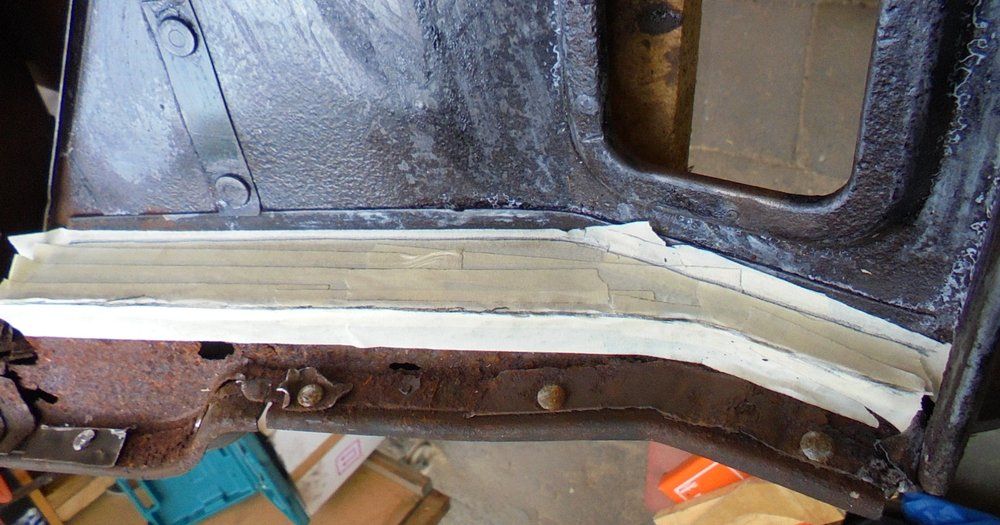 1965 series 2a station wagon bulkhead upper A post manufacture9.JPG