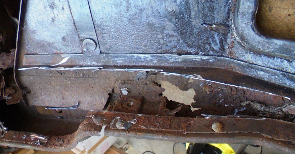 1965 series 2a station wagon bulkhead upper A post second attempt18.JPG