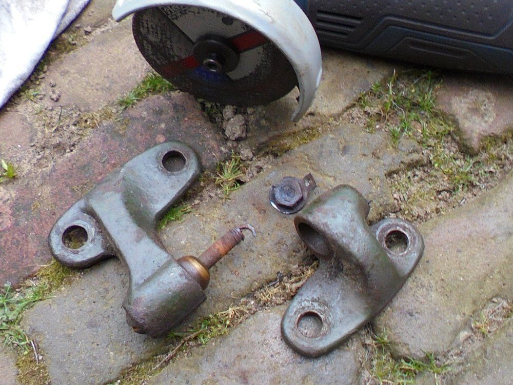 1965 series 2a station wagon cutting door hinge pins.JPG