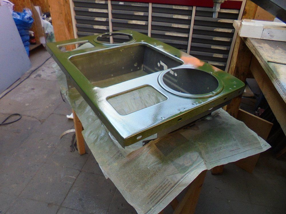 1965 series 2a station wagon front radiator panel paint prep11.JPG