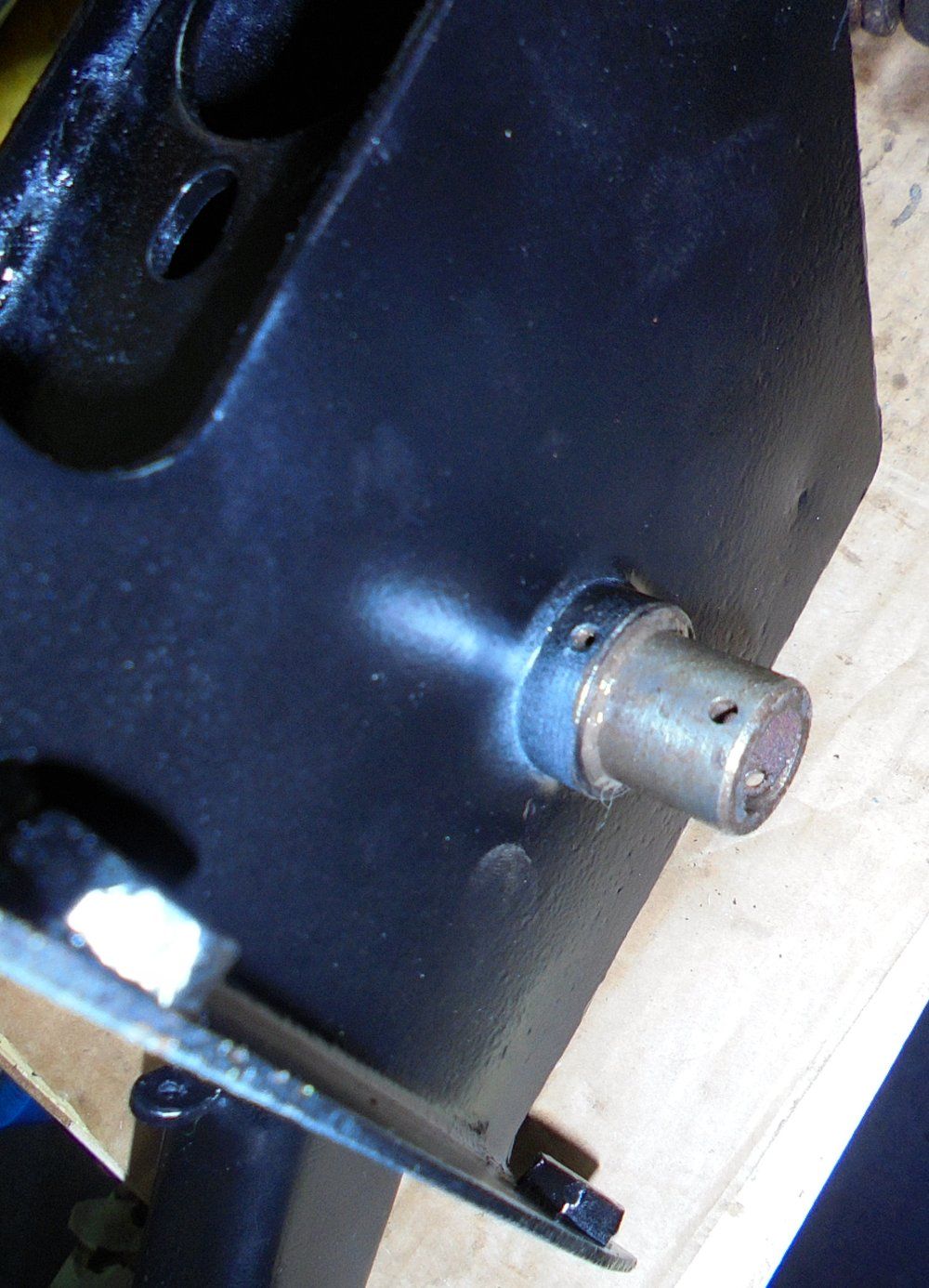 1965 series 2a station wagon pedal box fitting pedal spigot tricky.JPG