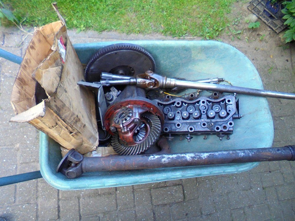 1965 series 2a station wagon wheel barrow of spares2.JPG