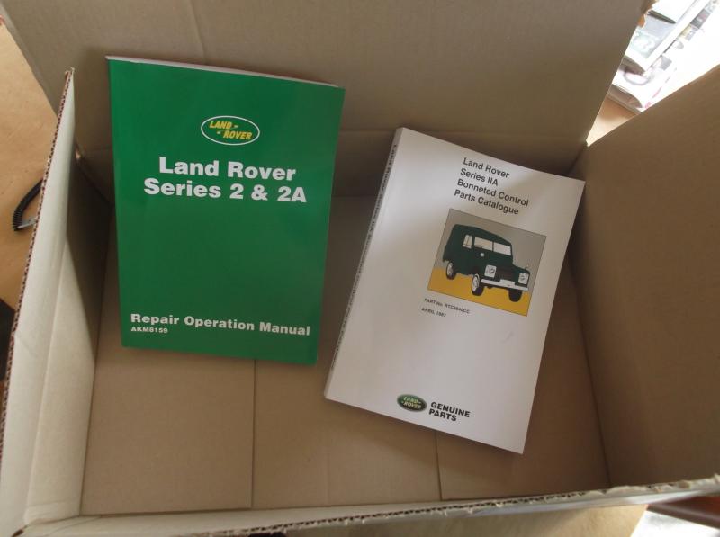 Land rover series 2a bookks.JPG